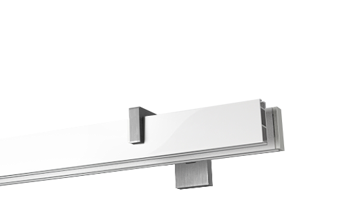 Apartamentowy II - biały profil aluminiowy wspornik krótki