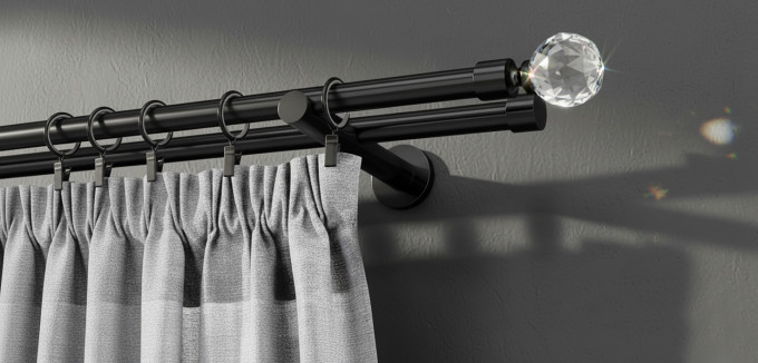 Karnisze Metalowe Ø19