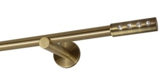 Karnisz Ścienny pojedynczy krótki Hera Ø 16 