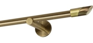 Karnisz  pojedynczy wspornik krótki Luna Ø 16