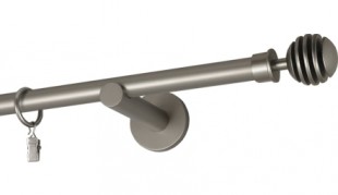 Karnisz pojedynczy krótki  wspornik Verona Ø 16