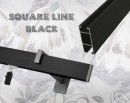 Karnisze square black