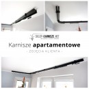 Efekty łączenia karniszy apartamentowych łukiem