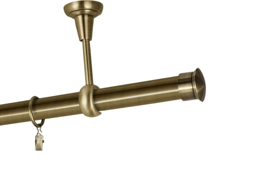 Karnisz "Duo" poj. sufitowy Ø 25 mm