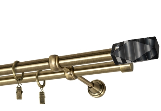 Karnisze  "Salcia"podwójne  Ø 19 mm