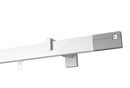 Karnisze apartamentowe pojedyncze "Estelle onyx"