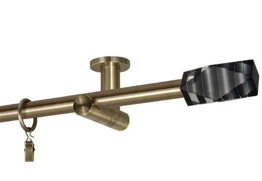 Karnisze "Salcia" poj. sufitowe proste Ø 19 mm