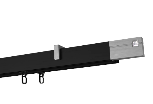 Karnisz "Estelle Cristal"apartamentowy sufitowy podwójny