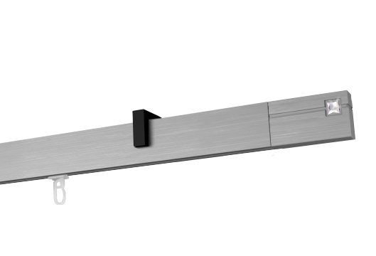 Karnisz "Estelle Cristal" apartamentowy sufitowy podwójny