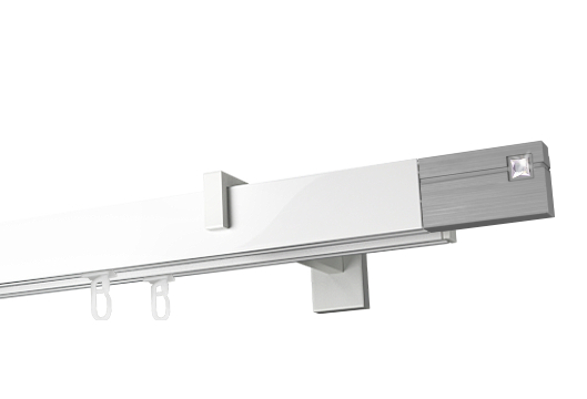 Karnisze apartamentowe podwójne "Estelle Cristal"