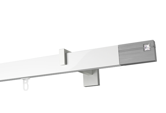 Karnisze apartamentowe pojedyncze "Estelle cristall"