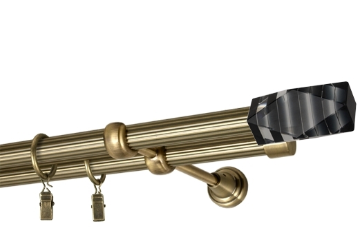 Karnisze  "Salcia"podwójne  Ø 19 mm