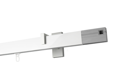 Karnisz apartamentowy krótki Estelle Onyx w kolorze Biały połysk