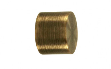 Końcówka karnisza Rullo Ø25 mm Kolor: mosiądz antyczny, Ø25 mm