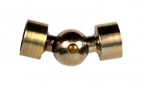 Łącznik przegubowy  Ø19 mm- mosiądz antyczny