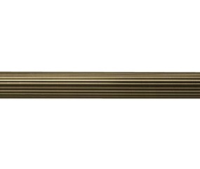 Mosiądz antyczny Ø 25 mm ryflowana- 180 cm