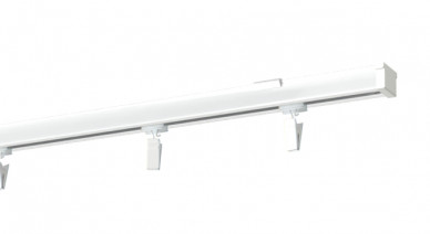 Szyna sufitowa pojedyncza aluminiowa z uchwytem montażowym