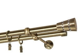 Karnisze &#34;Rapid&#34; podwójne Ø 19 mm