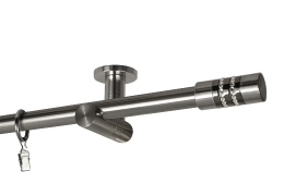 Karnisze &#34;Onyx&#34; poj. sufitowe proste Ø 19 mm