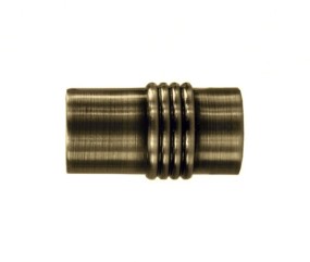 Końcówka karnisza Cylinder Ø 16 mm- mosiądz antyczny