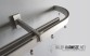 Łuk 190 mm dla karniszy apartamentowych (mały) - Aluminium szczotkowane