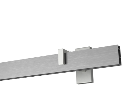 Apartamentowy I - aluminium profil biały wspornik krótki