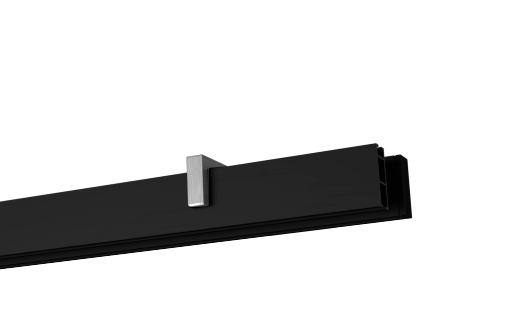 Apartamentowy II - czarny profil aluminiowy wspornik sufitowy