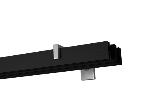 Apartamentowy III - czarny profil aluminiowy wspornik