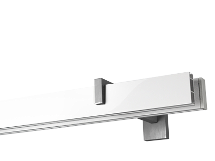 Apartamentowy II - biały profil aluminiowy wspornik