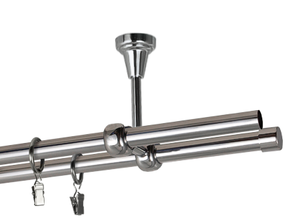 Rura 16/16 mm klasyczny sufitowy II - chrom