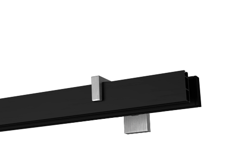 Apartamentowy II - czarny profil aluminiowy wspornik krótki